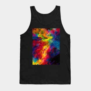 Trippy Tie Dye Nebula Galaxy Tank Top